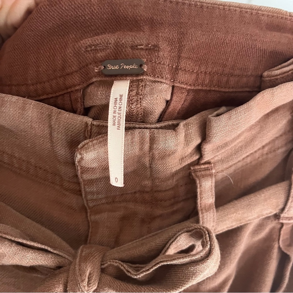 Free People High Waisted Linen Pants - image 5